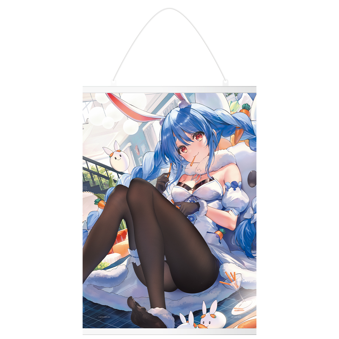 兎田ぺこら賞 兎田ぺこらキャンバス地タペストリー サイズ：A2