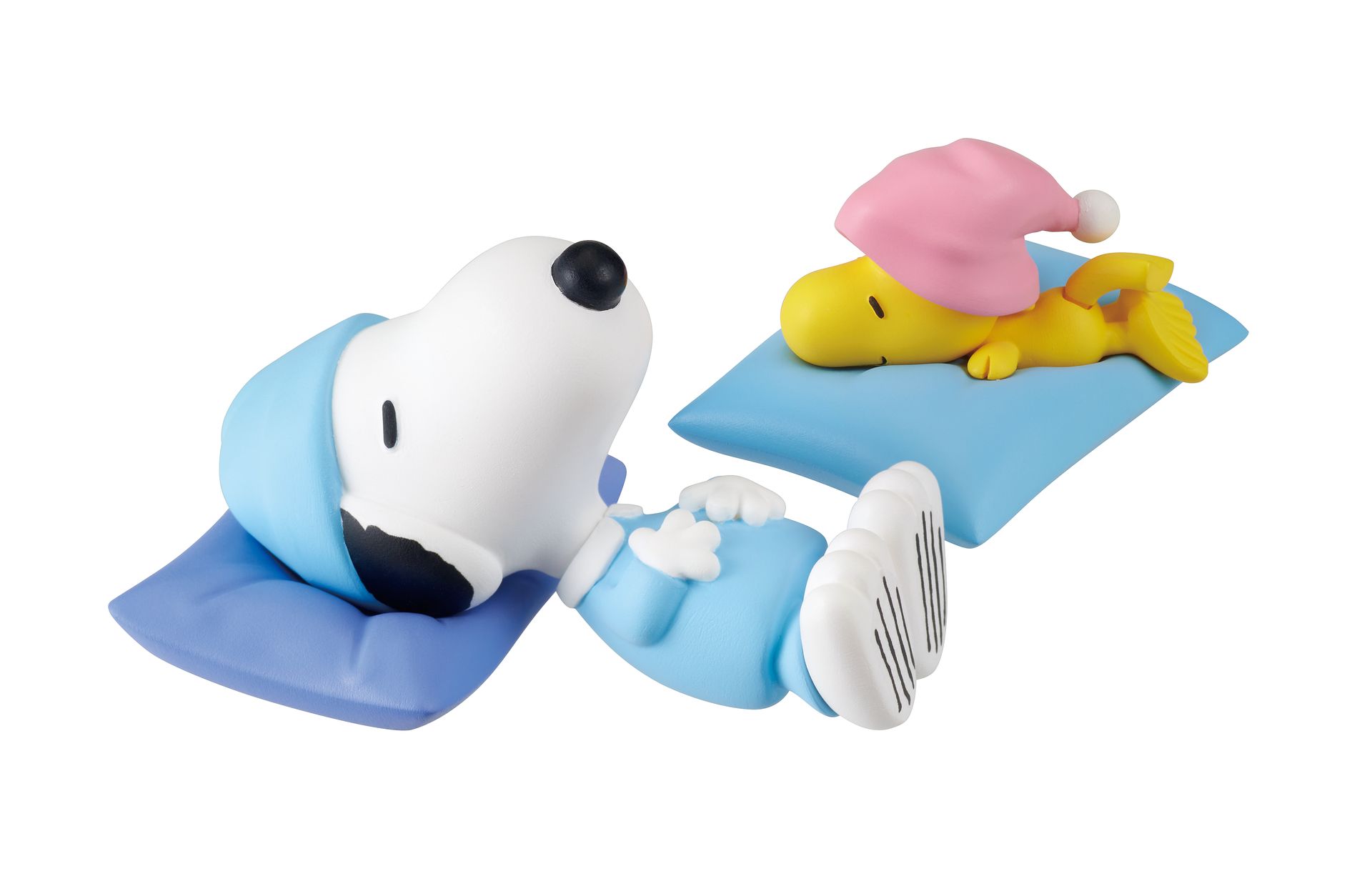 組み合わせ例。「スヌーピー(パジャマ)」と「ウッドストック(パジャマ)」