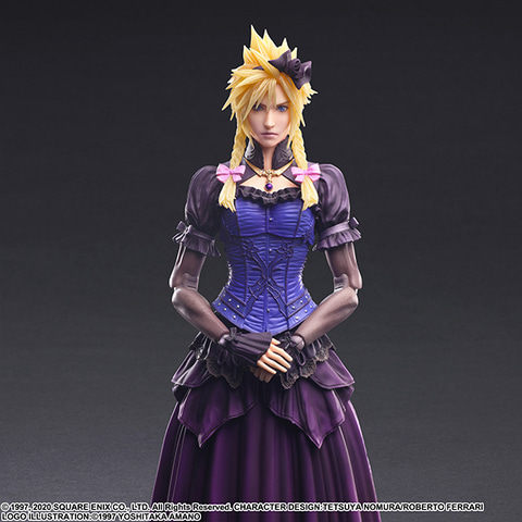 FFVII REMAKE」よりドレス姿の“クラウド”がアクションフィギュア化