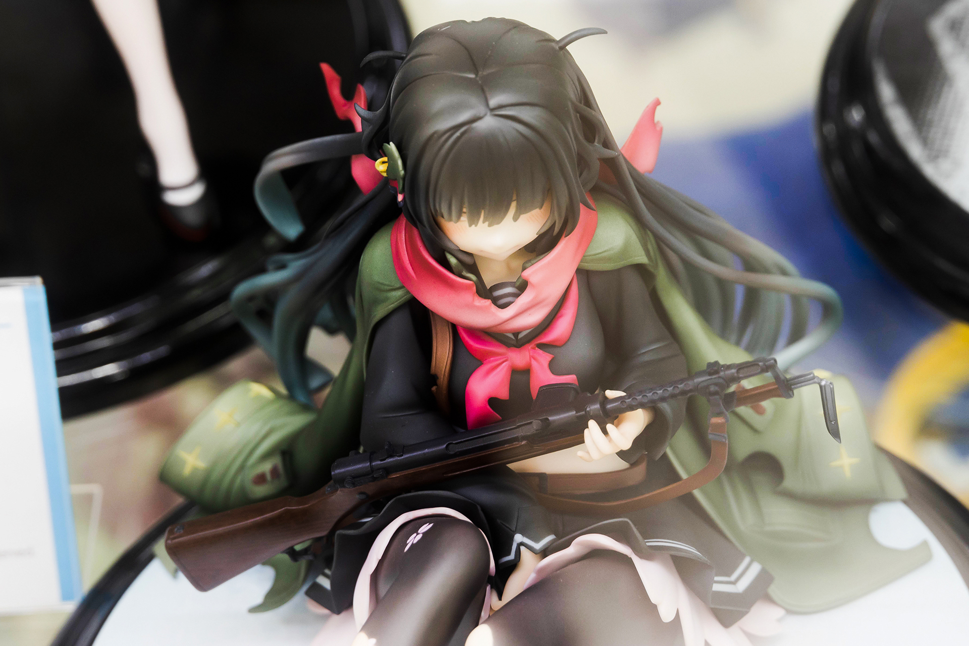 こちらは真上から見たところ。髪の分け目や広がり方、アホ毛の感じなどがわかり面白い。