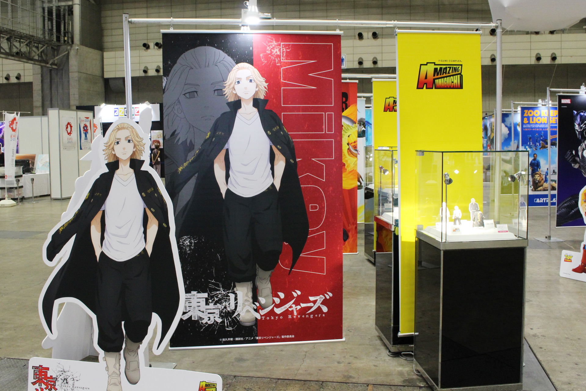 海洋堂ブースの「東京リベンジャーズ」展示コーナー
