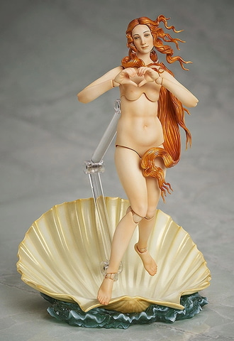 ボッティチェリの名画「ヴィーナスの誕生」が可動フィギュア化！ 予約