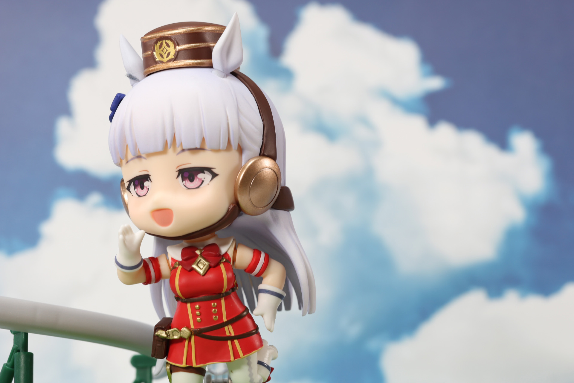 晴天の下、トレーニングに励む姿