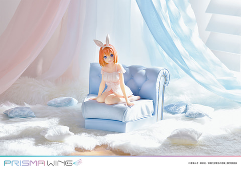 五等分の花嫁　中野姉妹　フィギュアセット 五等分の花嫁」より中野五姉妹が1期EDのネグリジェ姿でセット