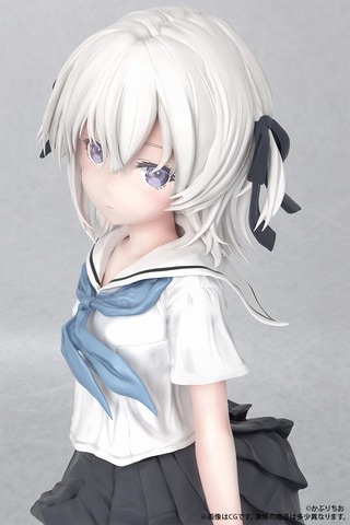 かぷりちお氏原作の“色素薄いJC”を立体化！ Bfull、フィギュア「眞白い