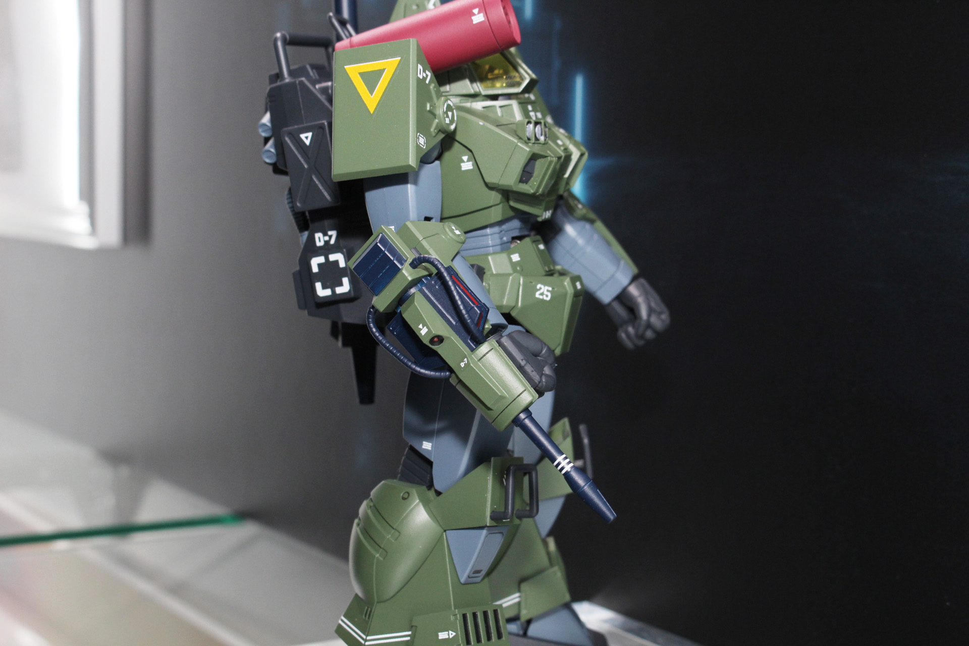 リニアガンには2本のパイプが備えられた。細かなディテールも変更されている