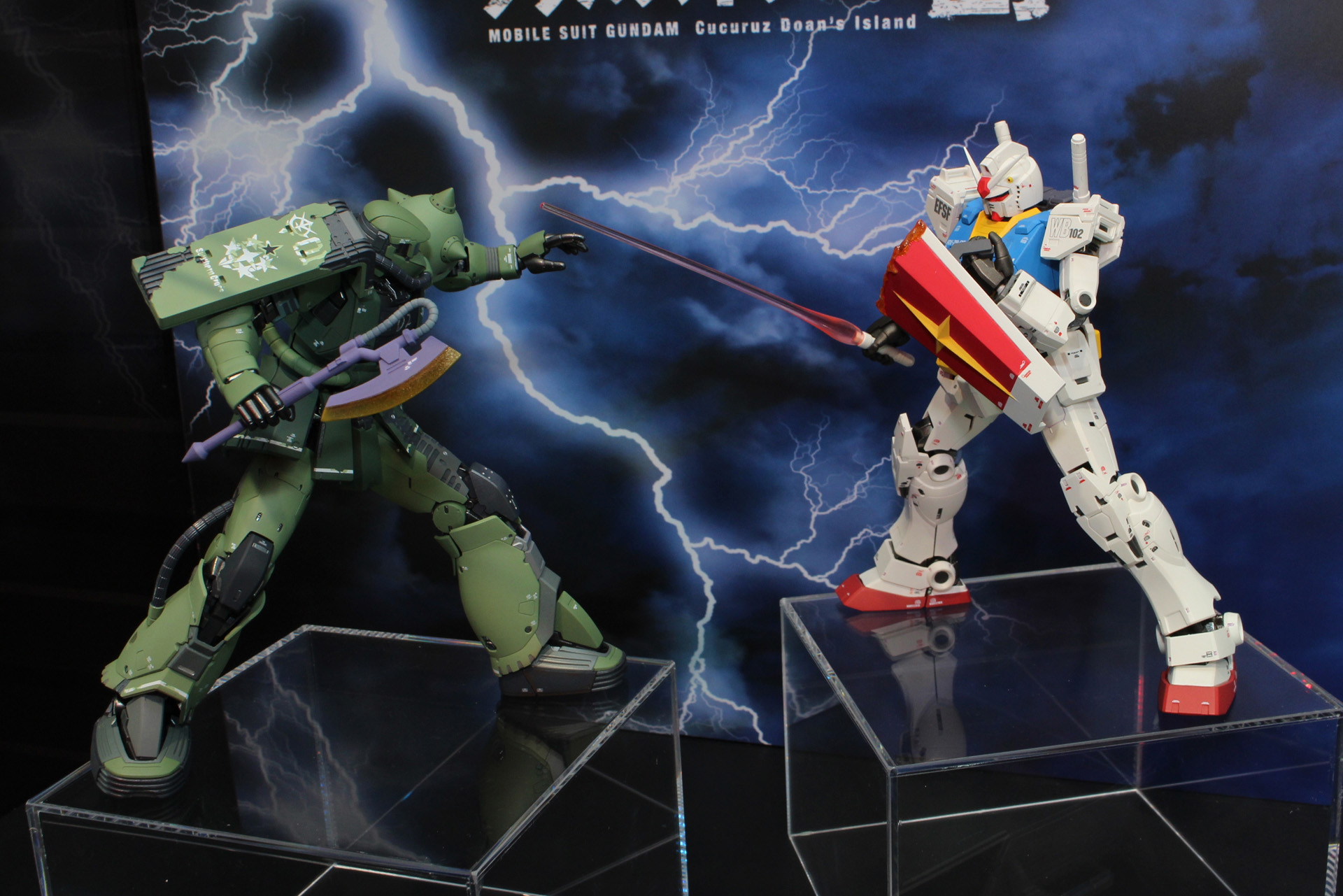 ドアン用ザクやガンダムのオプションパーツが付属する予定