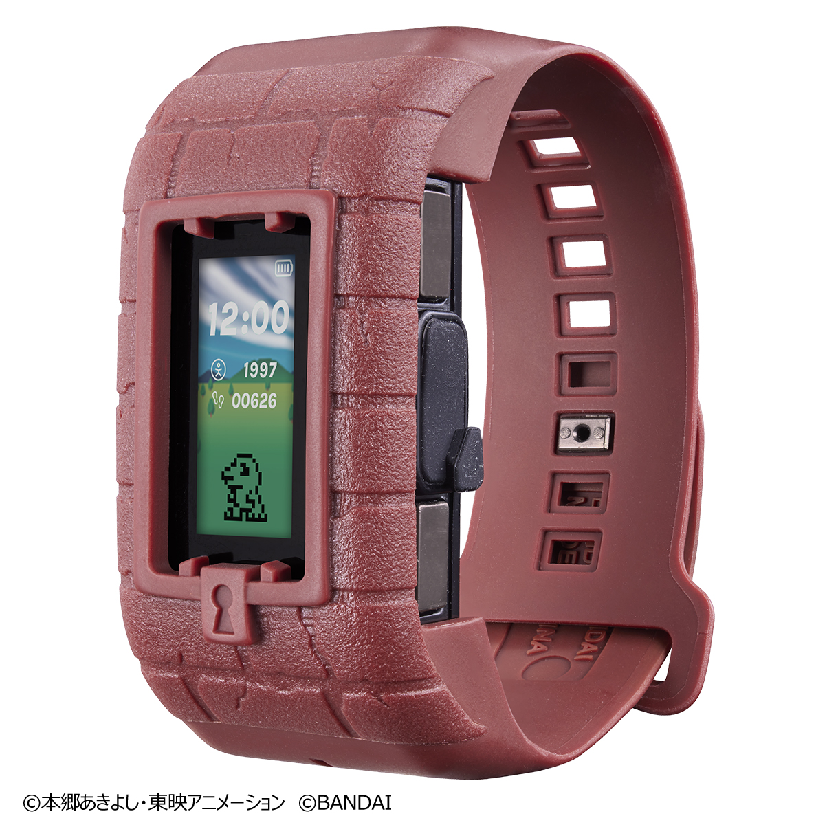 デジタルモンスター限定カバー（オリジナルブラウン）付きVITAL BRACELET BE本体