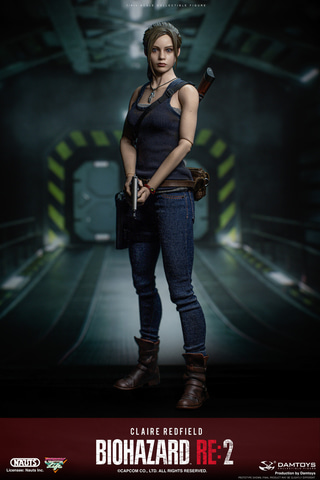 コレクティブルアクションフィギュア クレア・レッドフィールド バイオハザード Nauts x DAMTOYS『バイオハザード RE:2』クレアの1/6