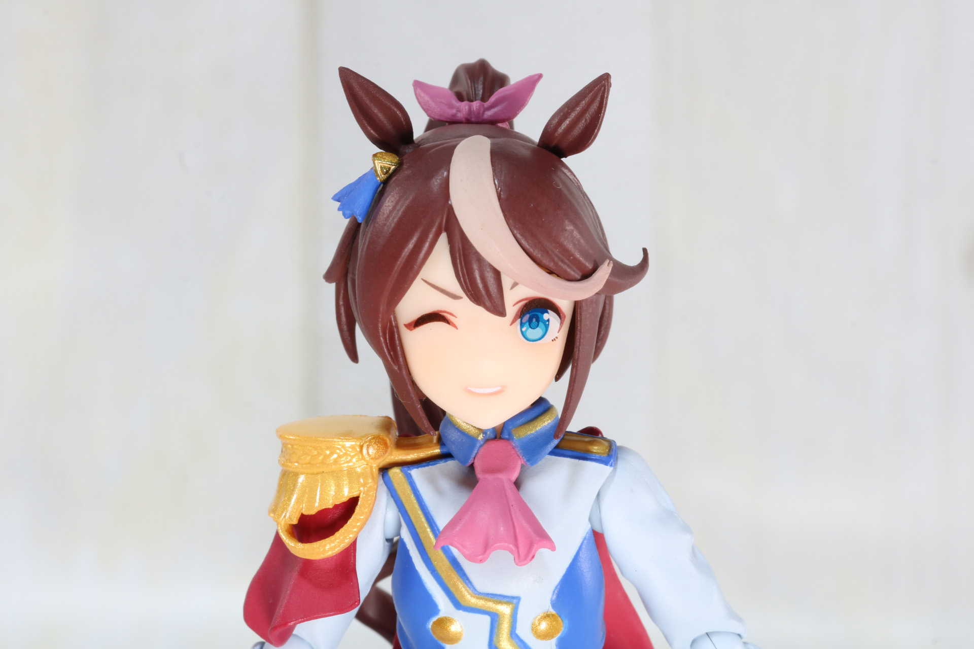 自信満々なウィンク