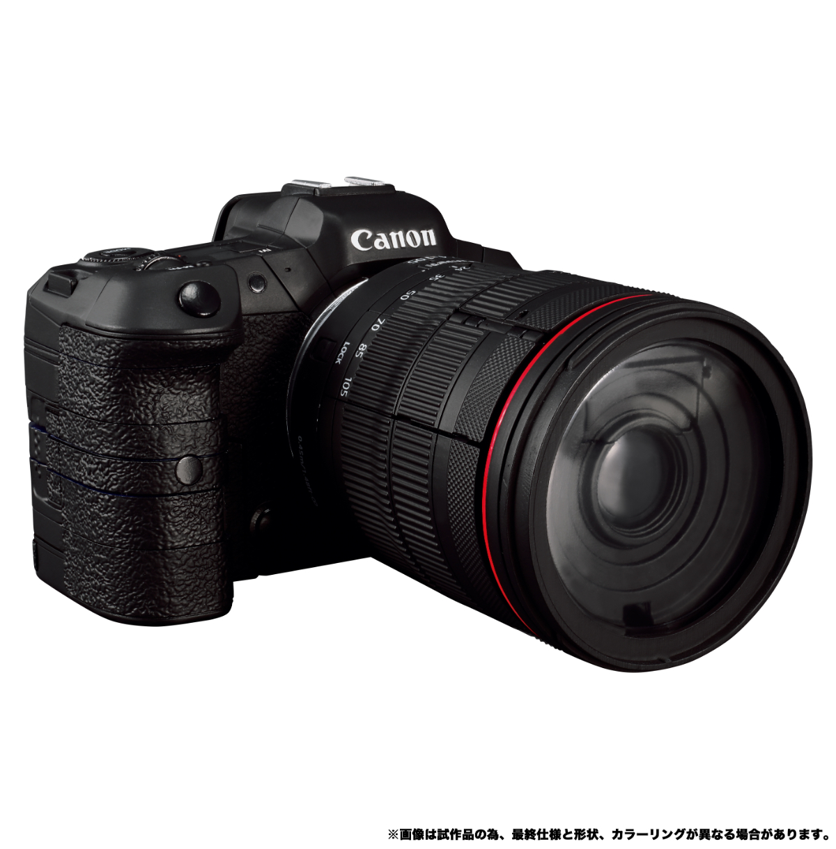 カメラ姿は実際の80%スケールとなっている