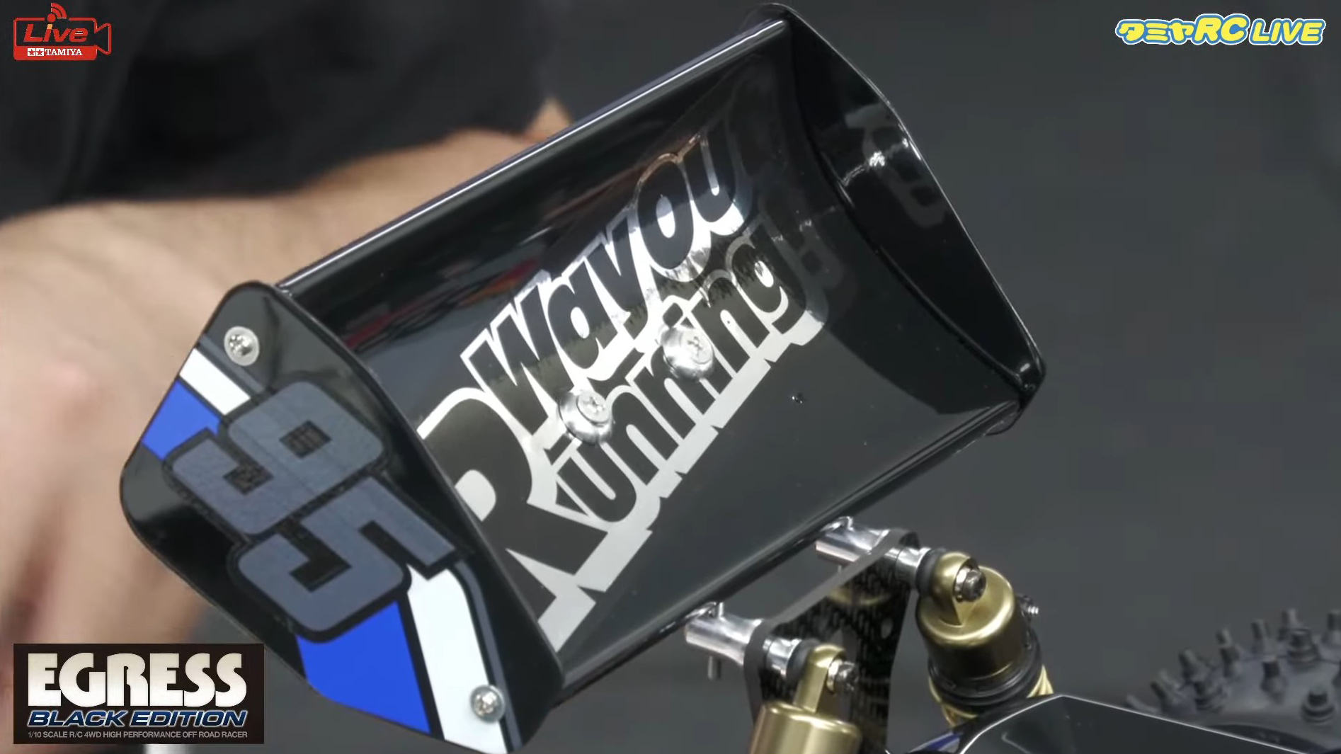 特徴的なウィング