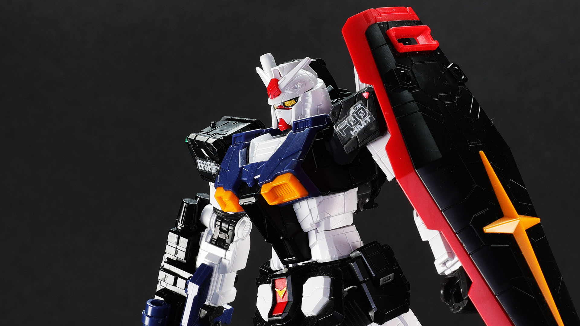 迫力の補助バーニアとダブル・ビーム・ライフル