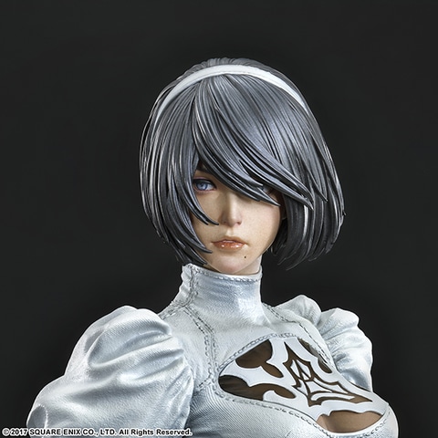 NieR:Automata」、スピンオフカラー「2P」仕様の2Bスタチュー予約開始