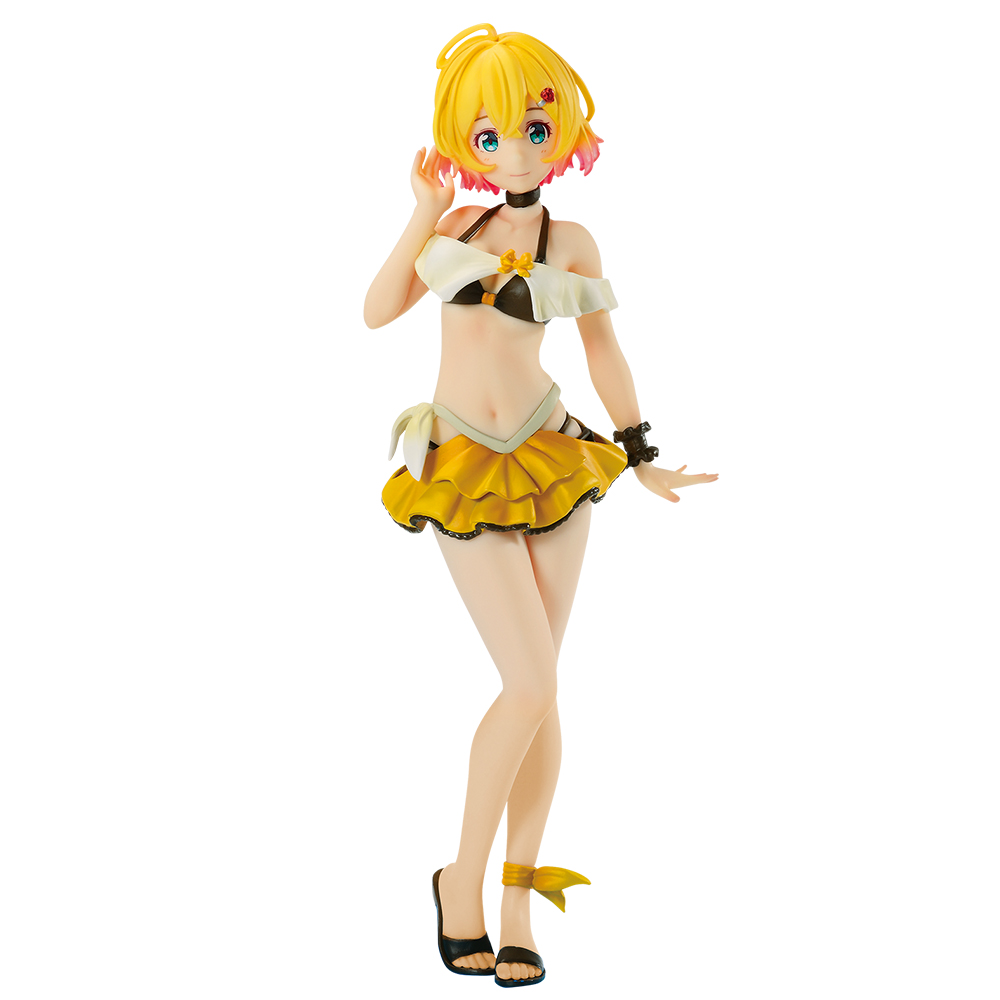 一番くじオリジナル衣装の水着姿で立体化された七海麻美のフィギュア。サイズは約17cm