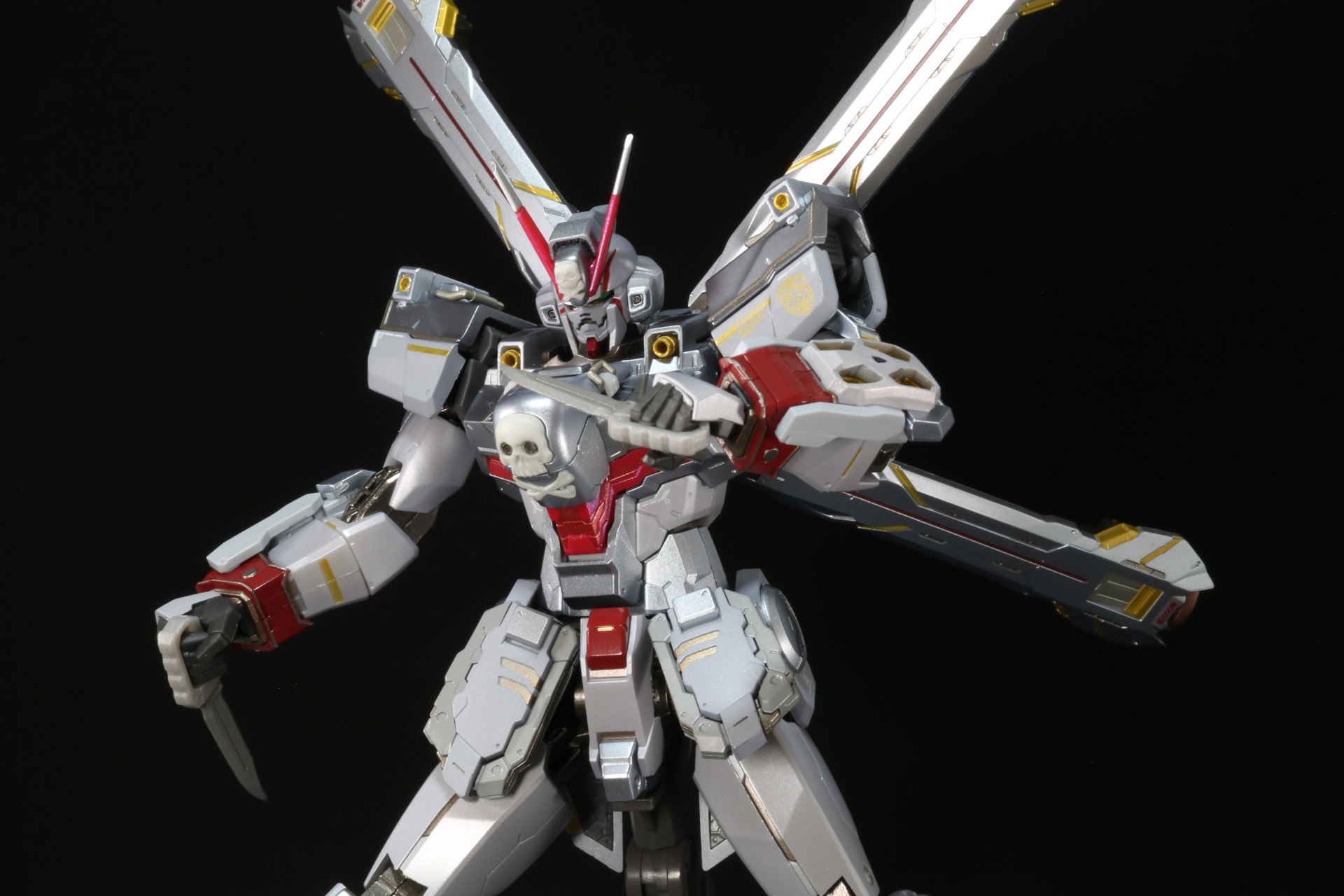 両手にヒートダガーを持たせたアクション