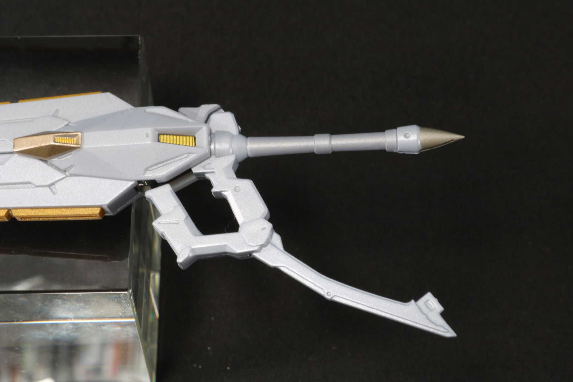 スマッシャーモードの際に柄のガード部分が展開