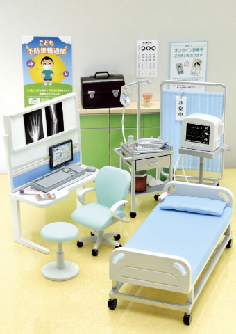 診察室が再現できるミニチュアフィギュア「ぷちサンプルシリーズ ぷち