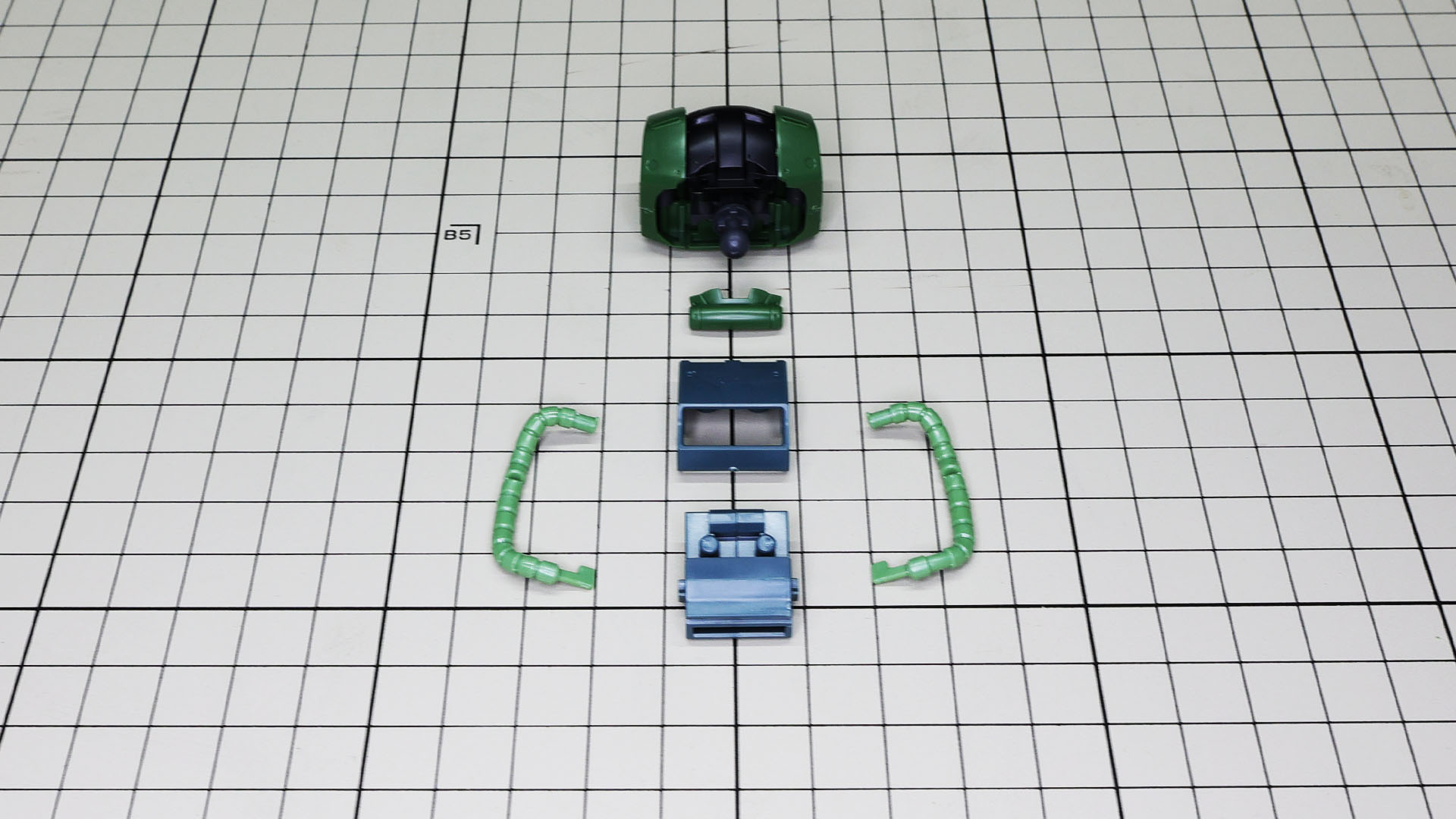 ランドセル基部に動力パイプを配置します