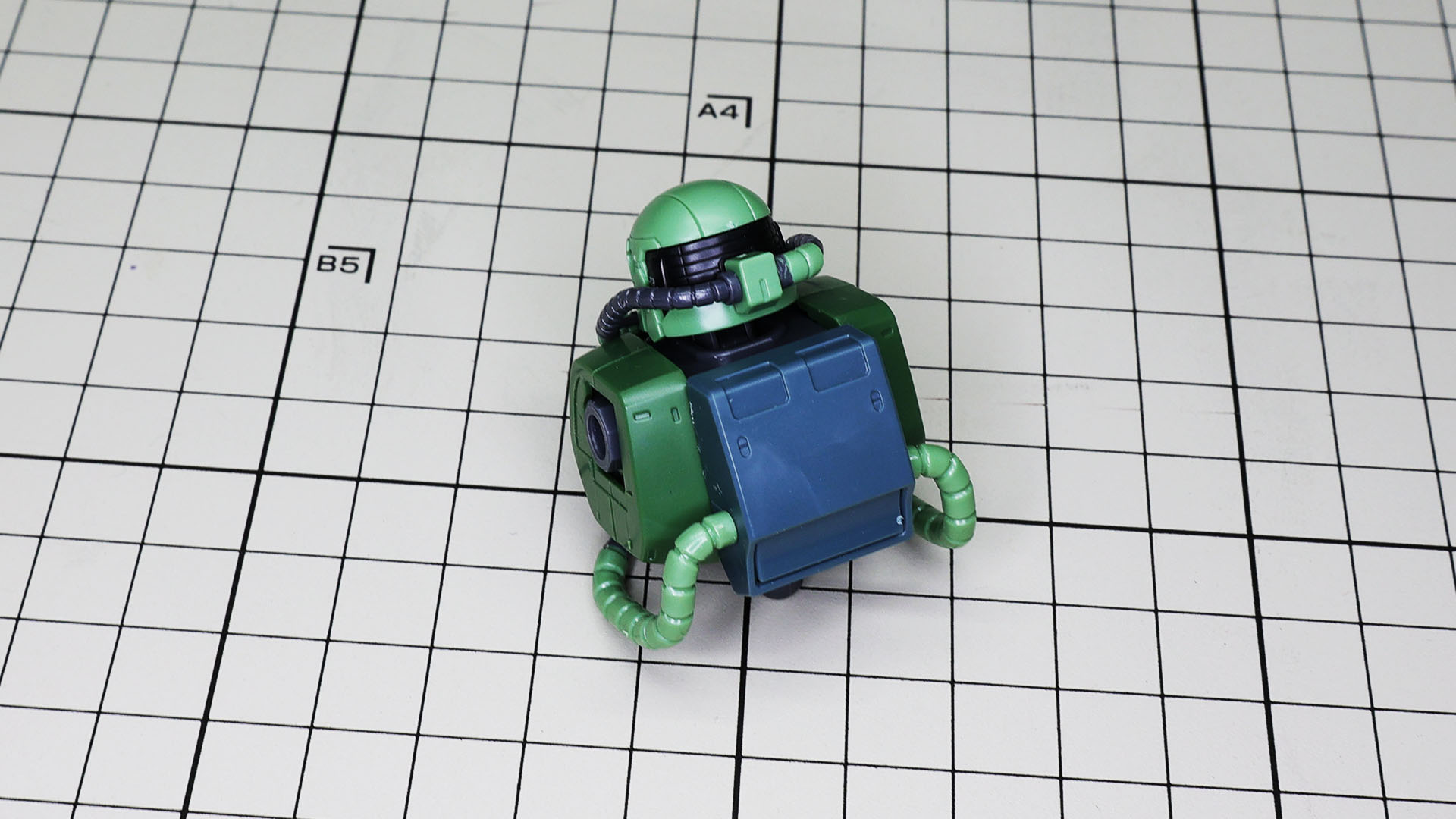 ランドセルを組付ければ上半身が完成です