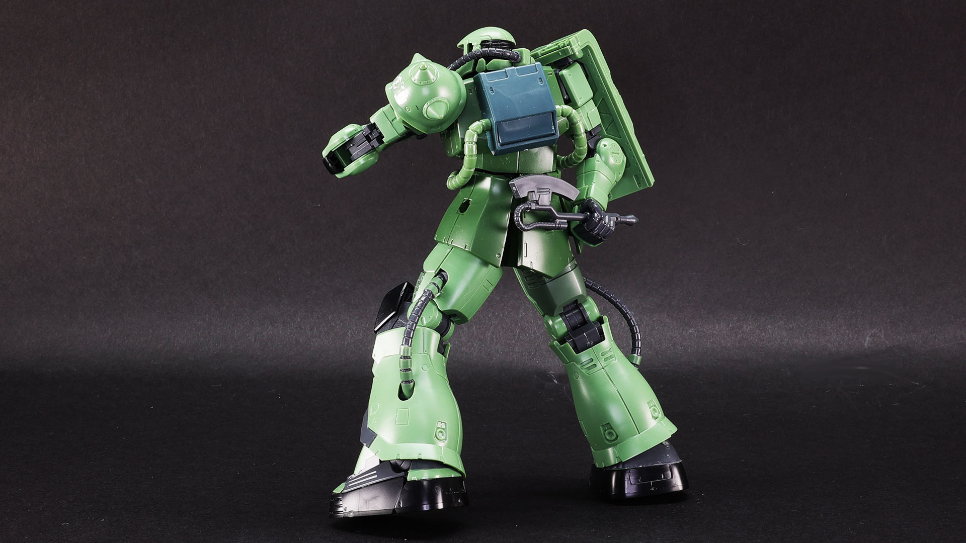 ドアンのザク、唯一の装備「ヒートホーク」