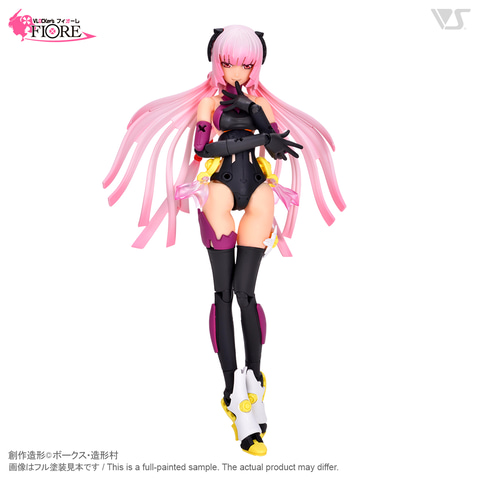 美少女プラモデル「ブロッカーズFIORE」シリーズの「ローズ」と