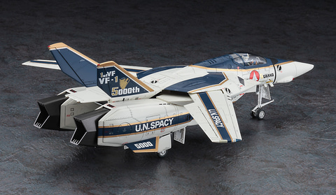 プラモデル「VF-1A バルキリー “生産5000機記念塗装機”」の見本公開