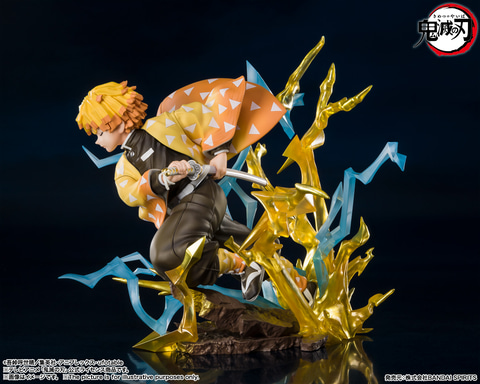 鬼滅の刃　Figuarts ZERO 我妻善逸　霹靂一閃　タマシイフィギュアーツ 鬼滅の刃」より、どこから見ても躍動感のある「フィギュアーツZERO