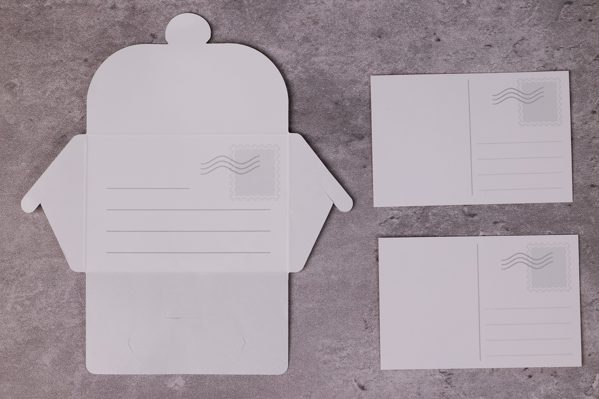 付属している郵便物の裏側はこんな感じ