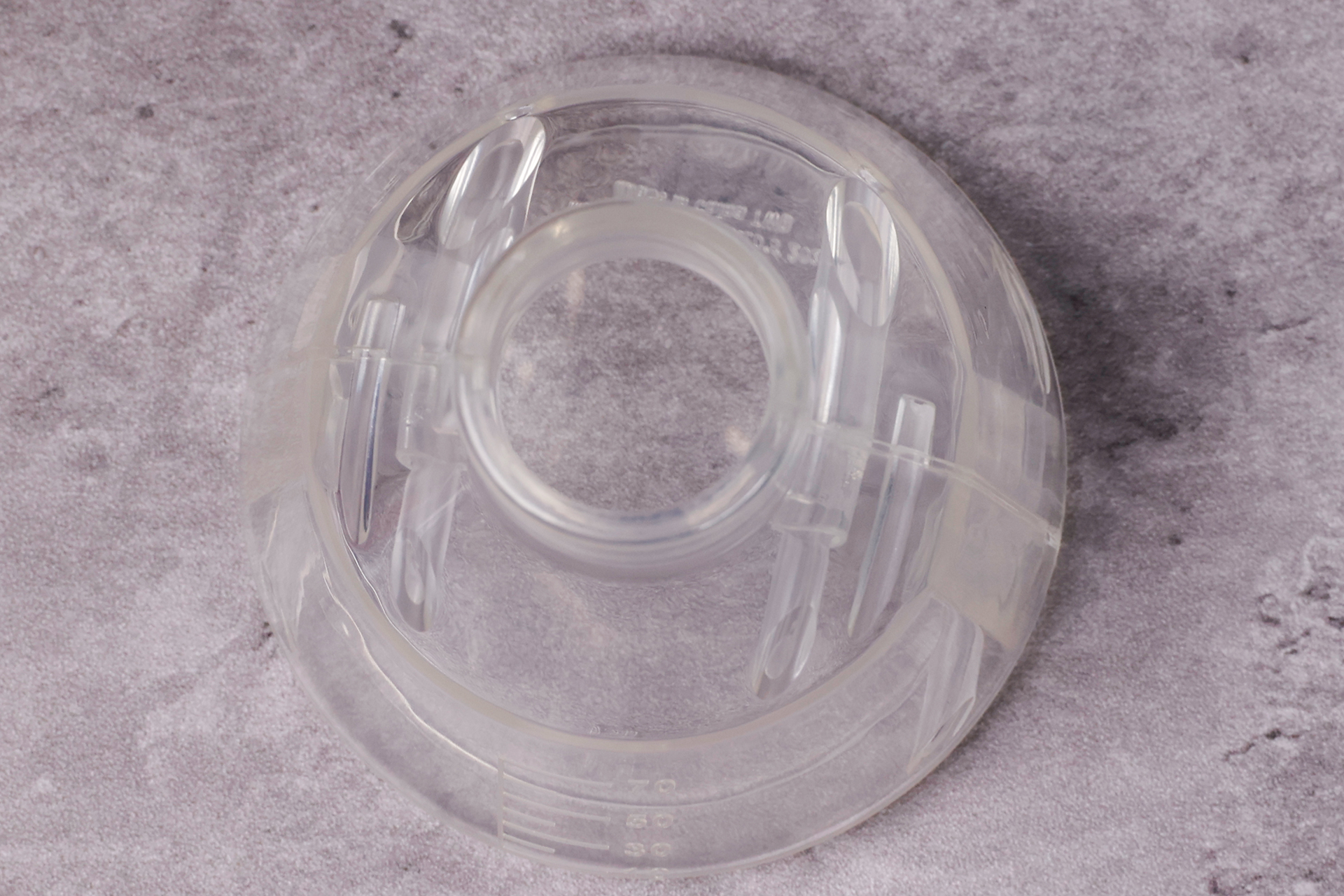 こちらは三角フラスコを、真上から見たところだ