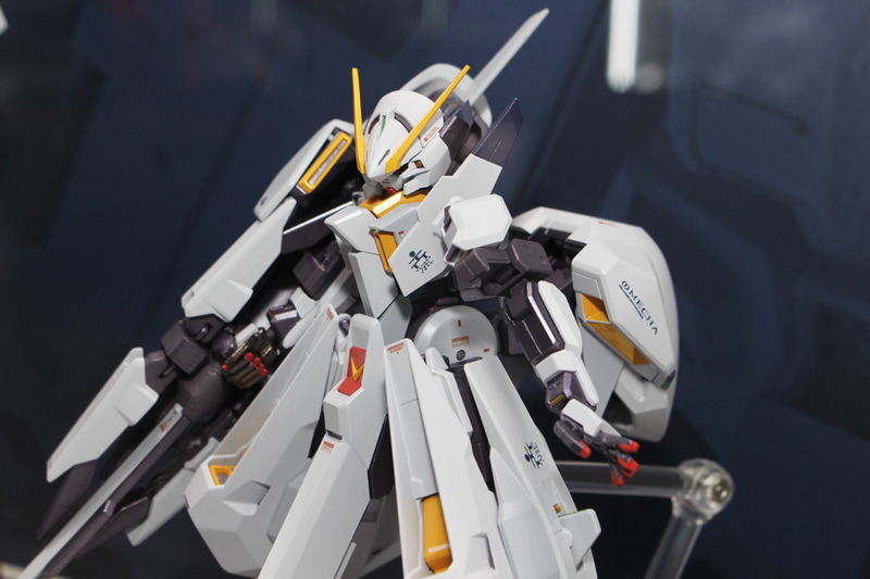 「METAL ROBOT魂 ガンダムTR-1［ヘイズル改］」と同様、マーキングのクオリティも高い