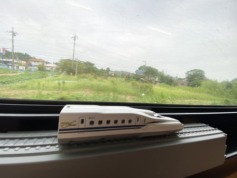 プラレール】電動プラ電車 電車 前スイッチ 旧動力 緑色 日本製