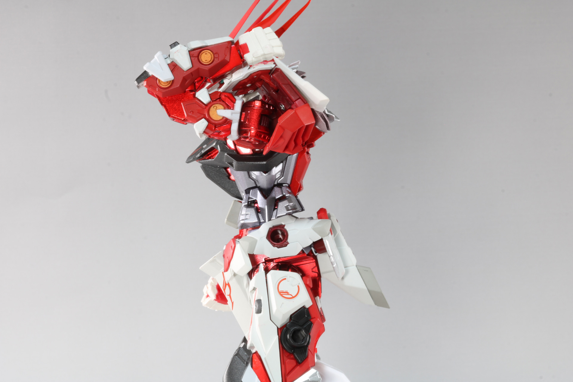 腕部の肘、肩関節の可動