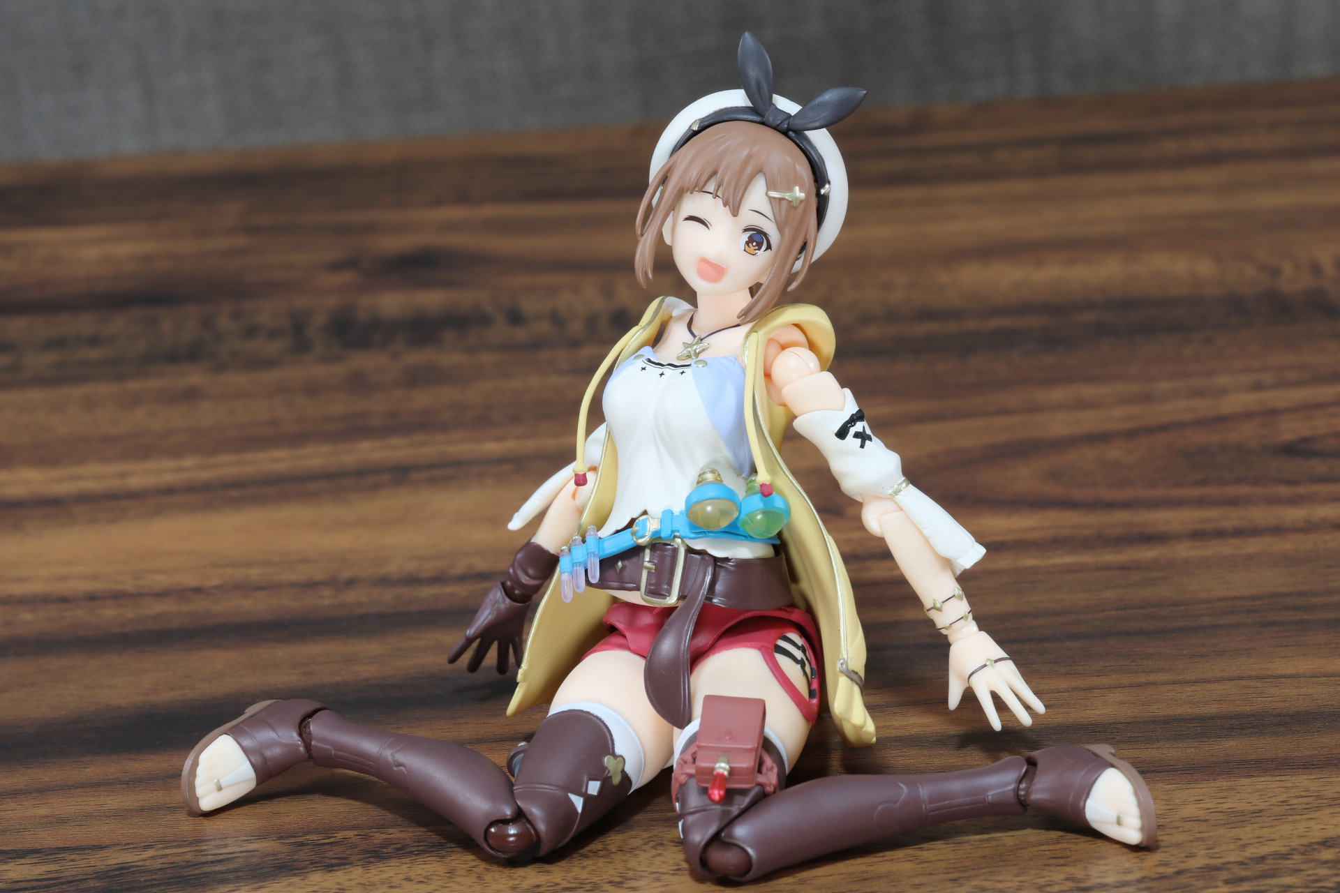 ペタンと座り込む