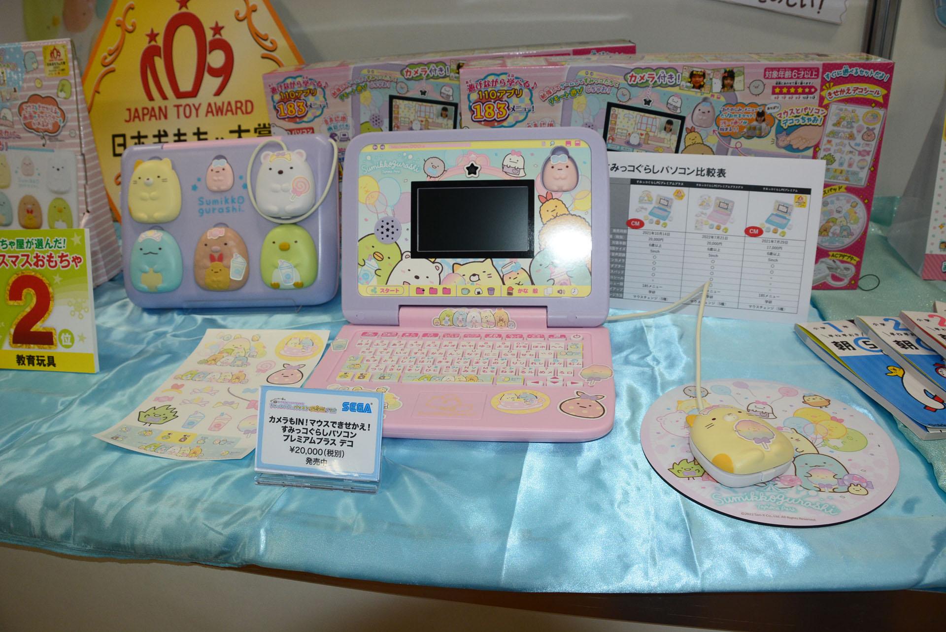 人気商品となった「すみっコぐらしパソコン」のノウハウが活かされている