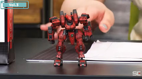 TGS2022】「フロントミッション ストラクチャーアーツ」vol.3は塗装