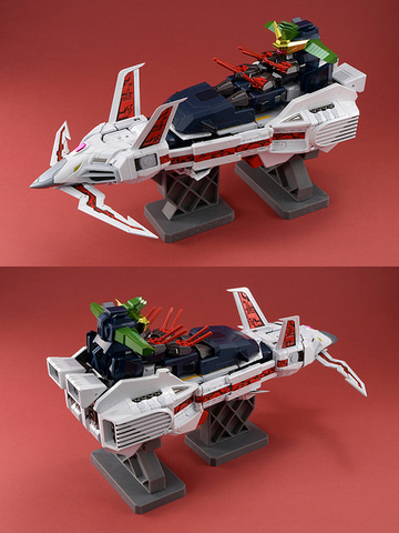 ロボットから戦艦への“形態変化”も再現可能！ フィギュア「AMAKUNI機神