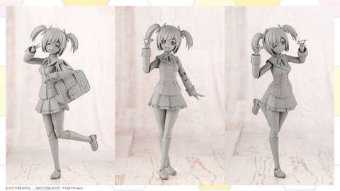 アニメ「フレームアームズガール」で「あお」の友達の模型マニア「寿