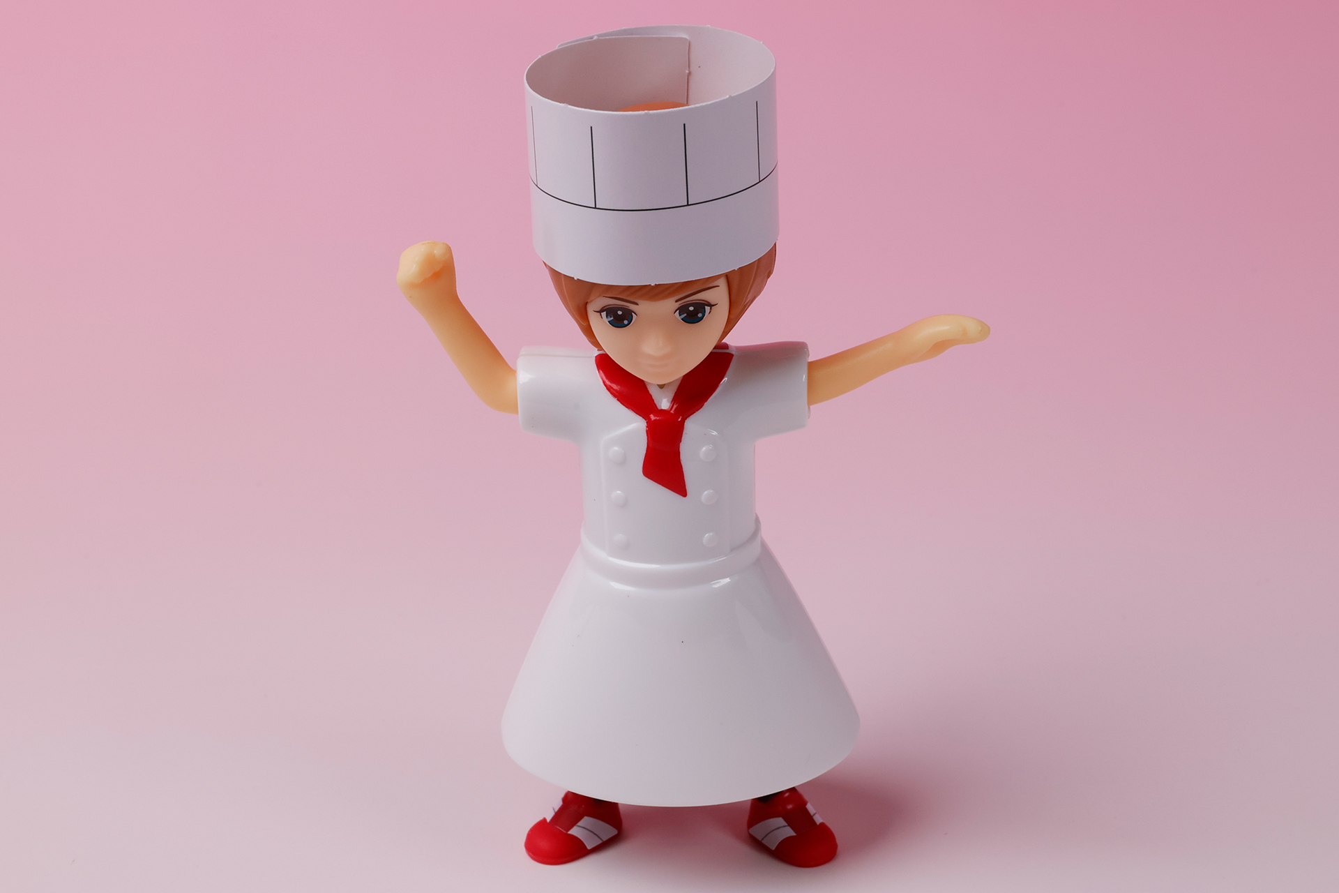 こちらがパティシエ姿に早変わりしたはるとくん