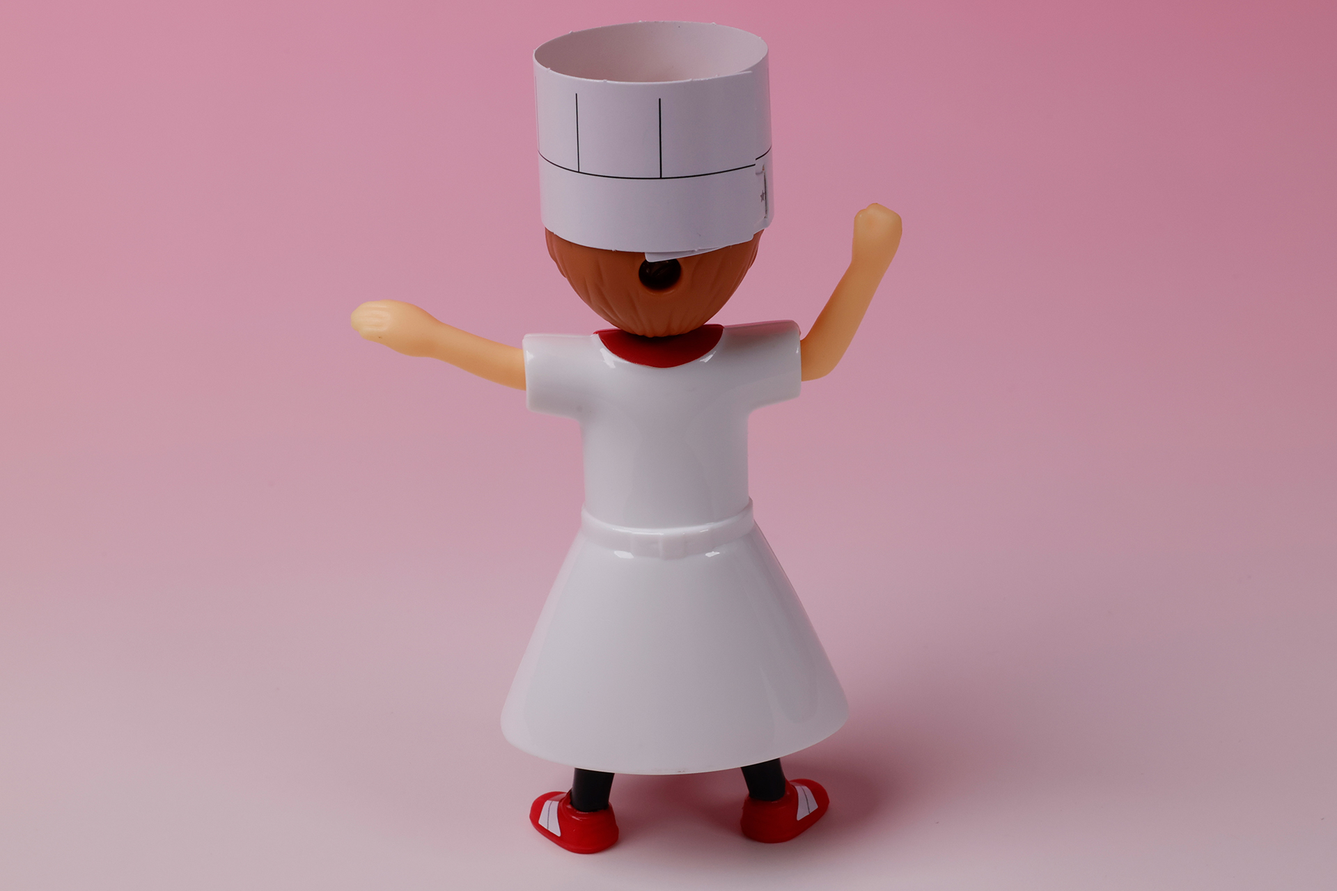 後ろ姿もバッチリと決まっている！