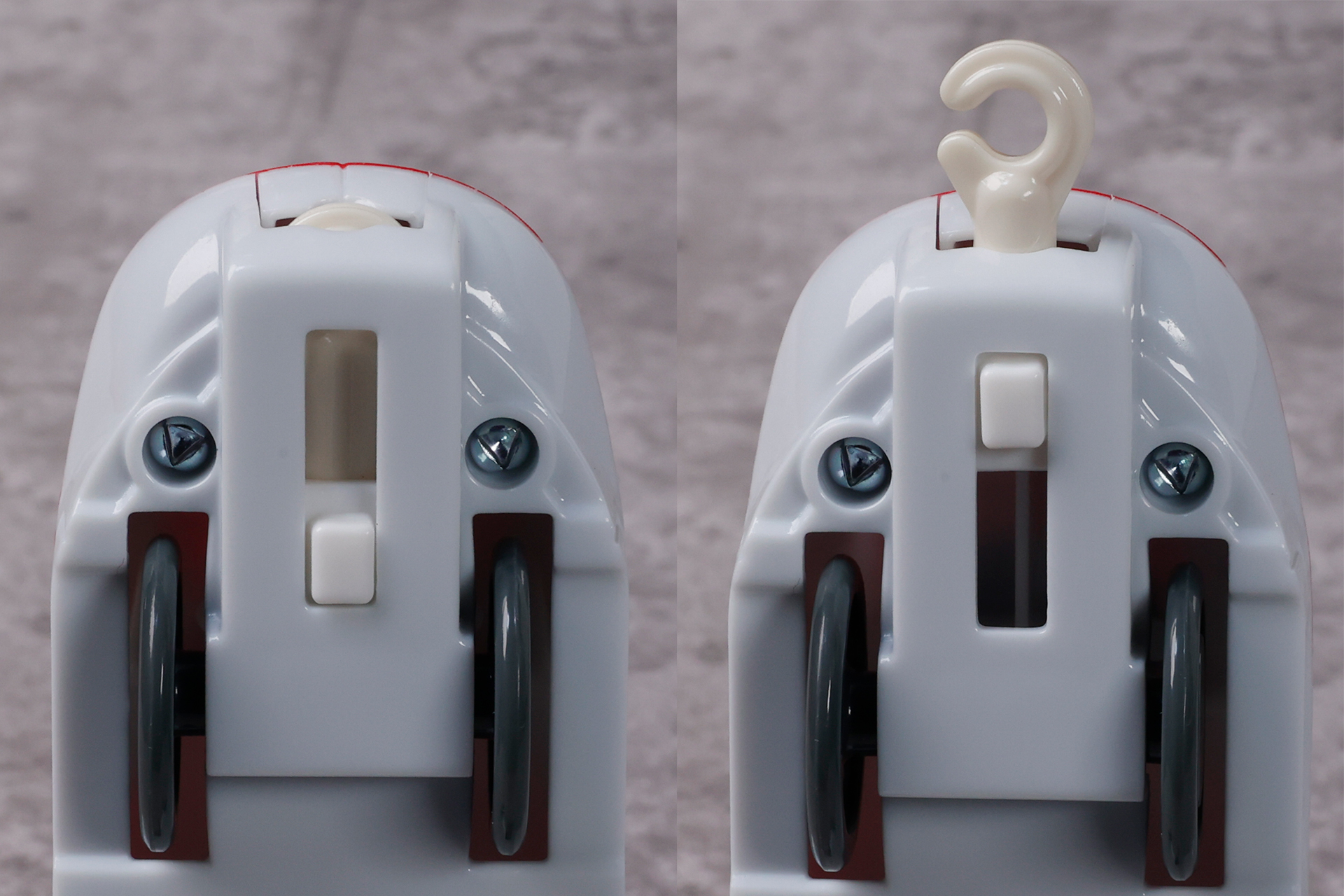 連結部分は普段は閉まっておくことができる