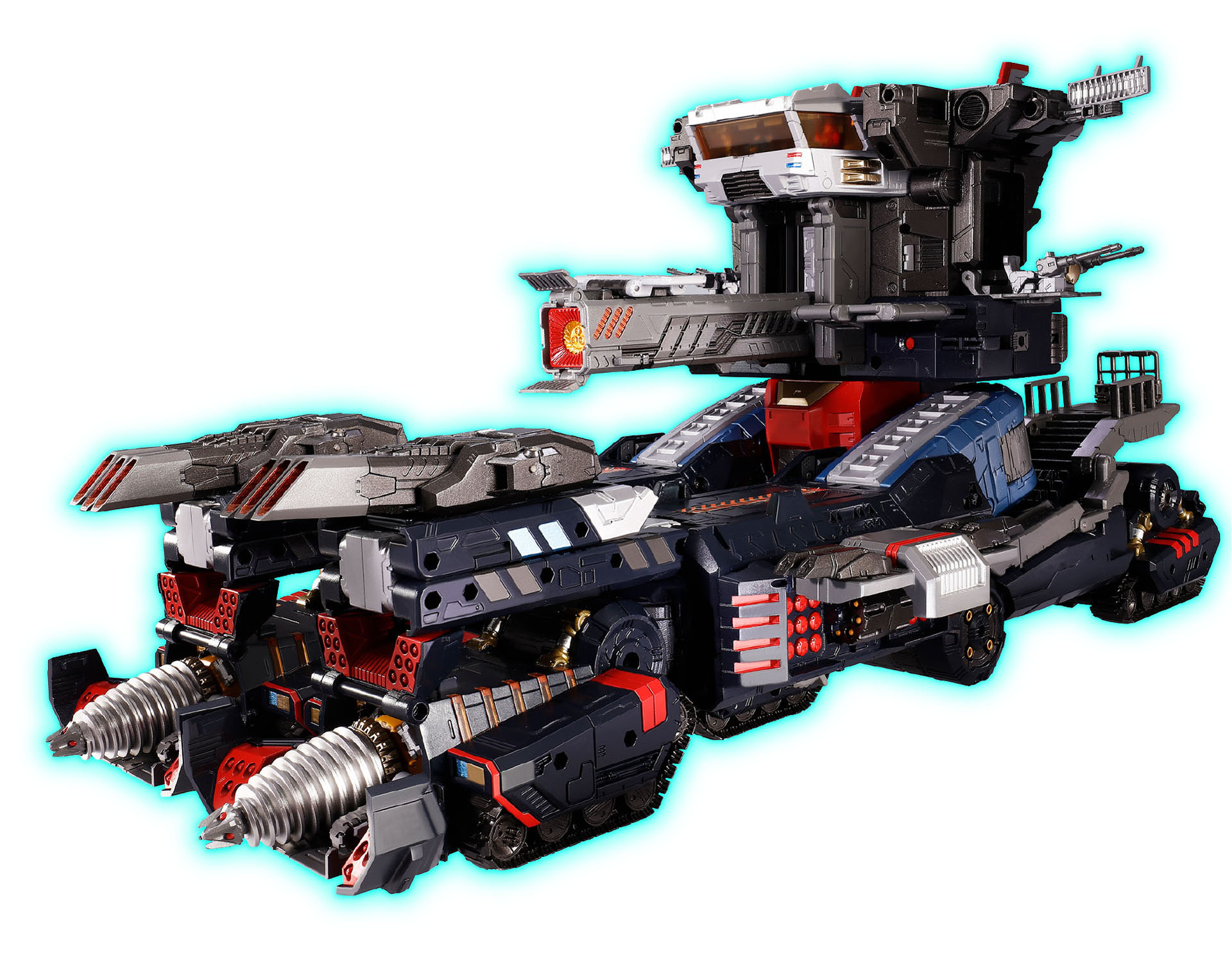 胴体部分を回転させることで「終結破壊砲撃:ダイオノヴァ」が展開できる