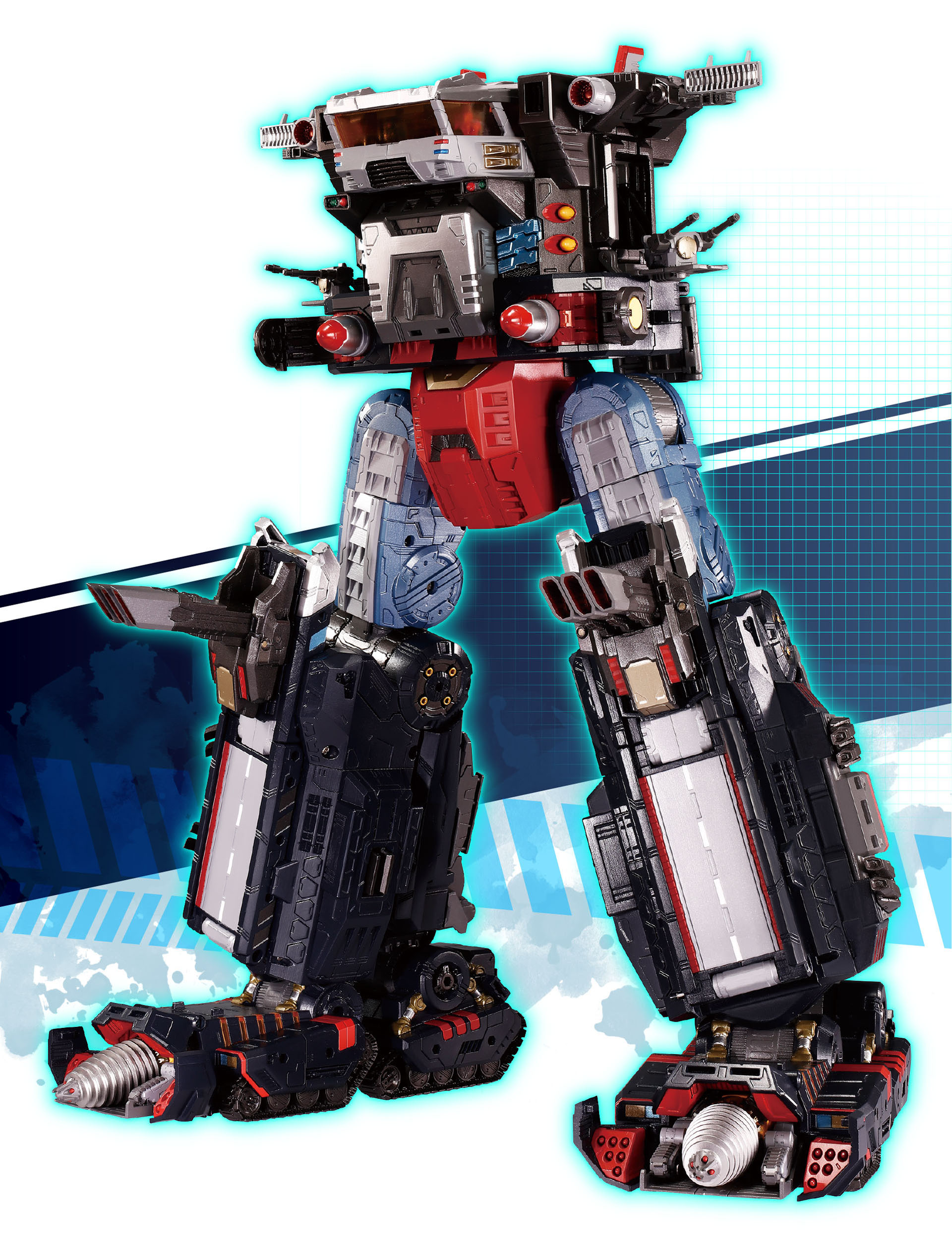 「二脚重機動マシンモード」。どんな腕や頭が合体するのだろうか？