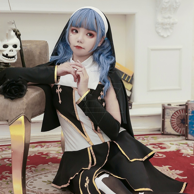 「修女コスプレ衣装」