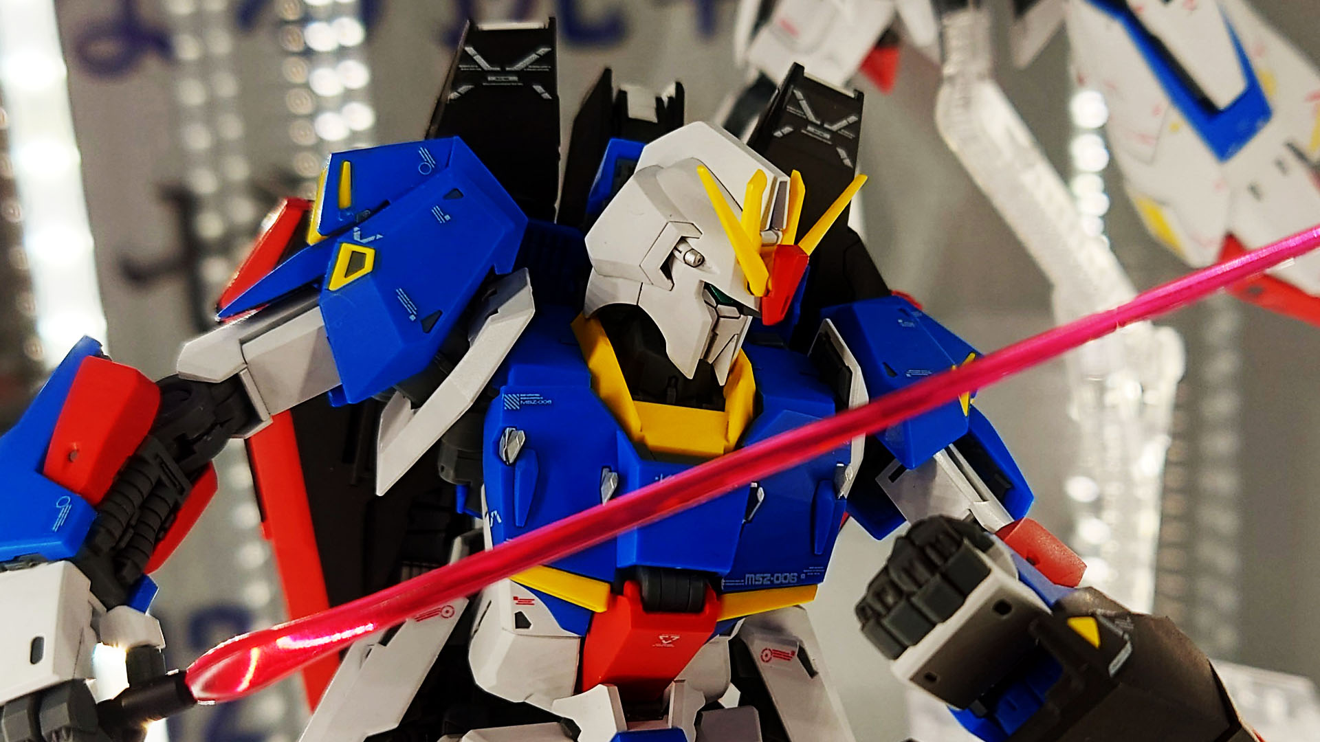 ゼータガンダムの華奢なイメージが払しょくされる表現ができます