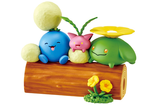 ポケモン　ならべてつなげて　なかよしの木 気ままな昼下がり　アチャモ　パチリス フィギュア「ポケットモンスター ならべて！つなげて！なかよし