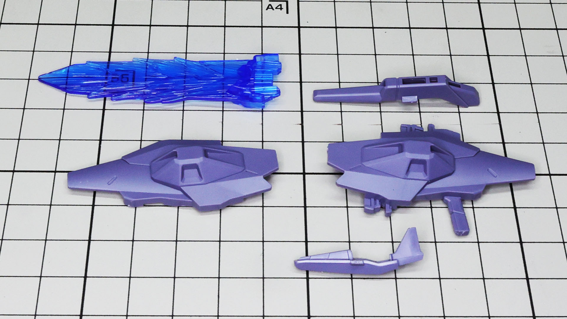 レシーバーガンも少ないパーツで構成されます