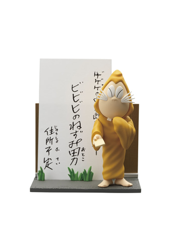 ペンスタンドや小物入れになる「ゲゲゲのデスクフィギュア」のサンプル