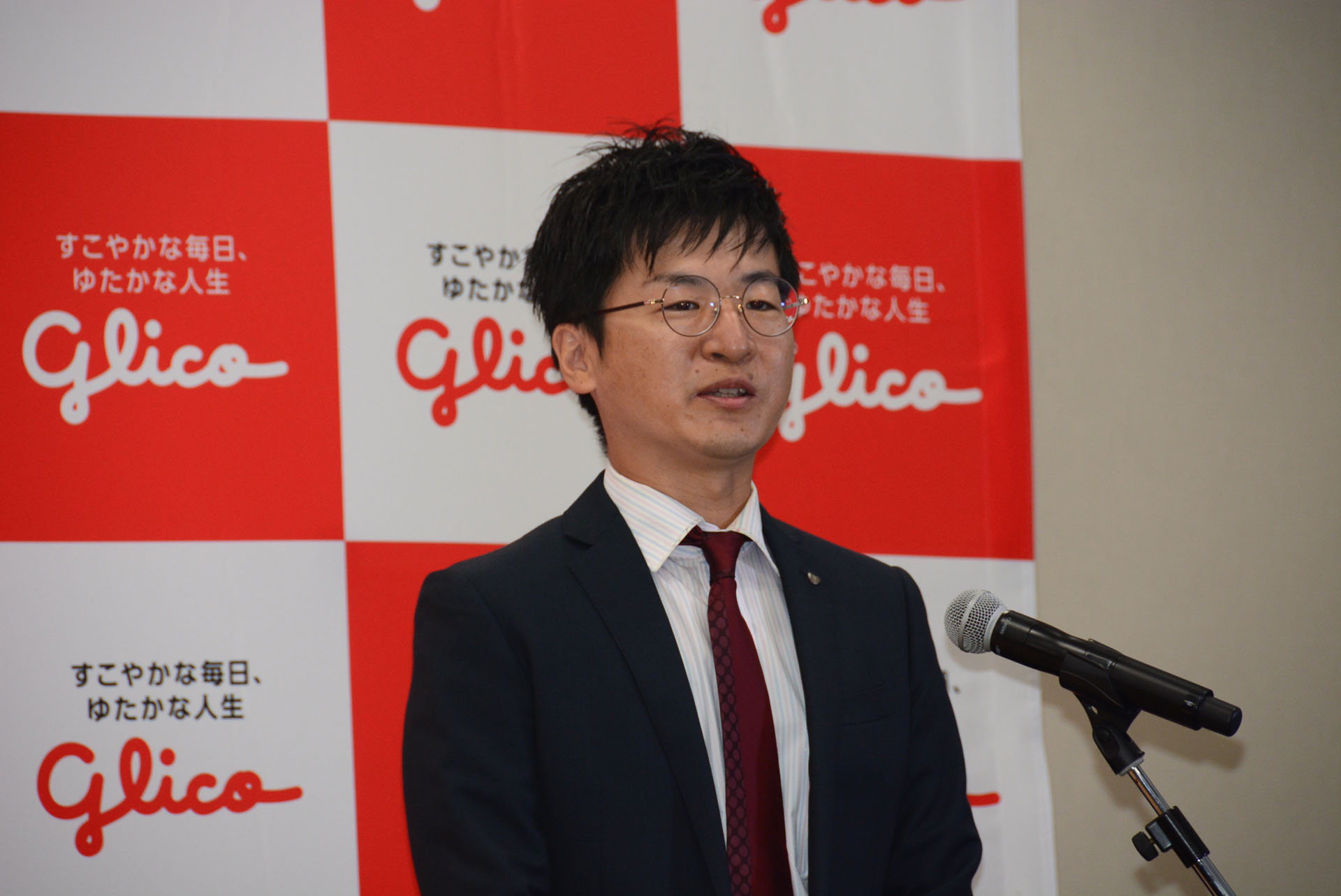 江崎グリコの健康事業マーケティング部の江川直氏