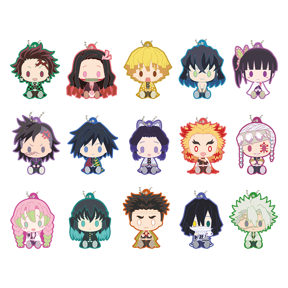 G賞：ちょこのっこ ラバーマスコット　全15種/サイズ：約6.5cm